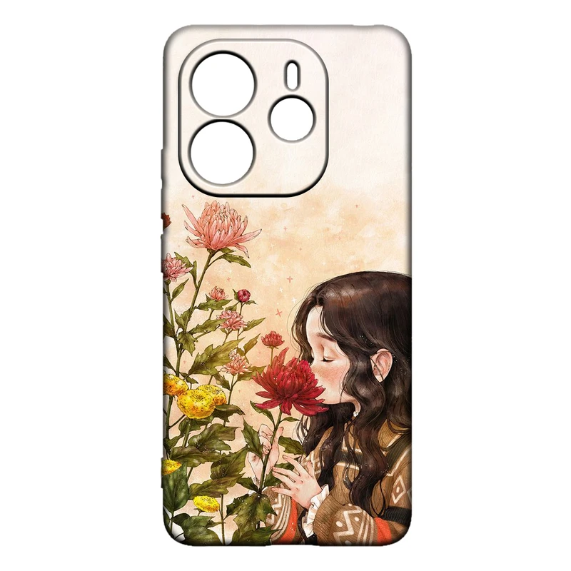 کاور طرح دخترانه کد 137 مناسب برای گوشی موبایل شیائومی Redmi Note 14 4G