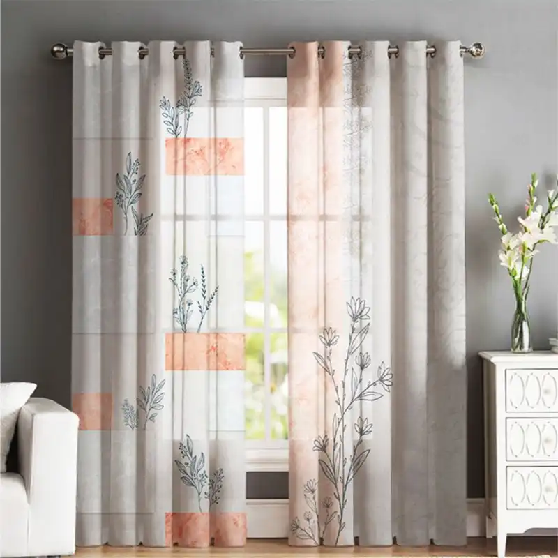 پرده شمسه نگار مدل tr834 سایز 140x300 سانتی متر