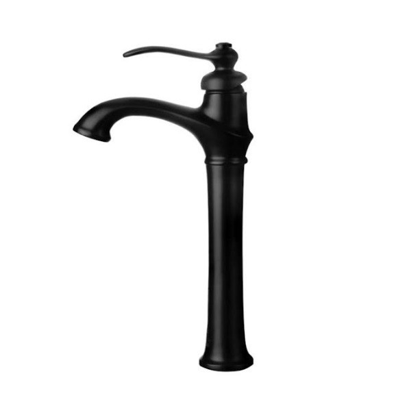 شیر روشویی درخشان مدل پایه بلند لوتوس بلک شیر روشویی درخشان مدل پایه بلند لوتوس بلک