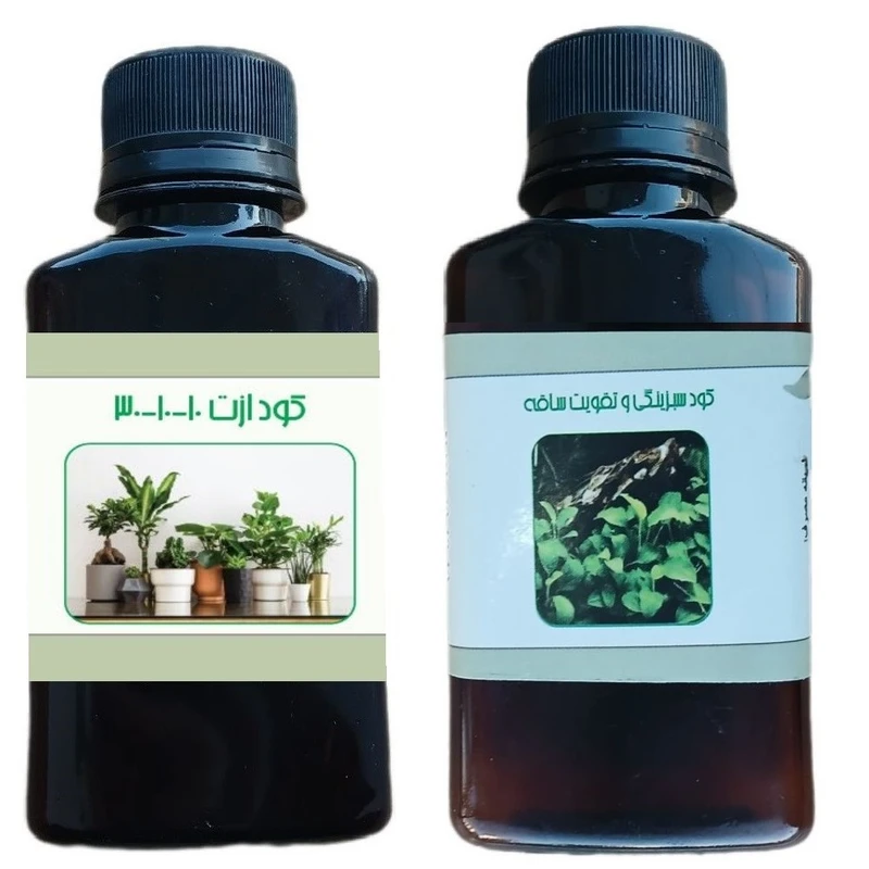 کود مایع ازت 10-10-30 و کود سبزینگی و تقویت ساقه مدل life - D حجم 110 میلی لیتر بسته 2 عددی