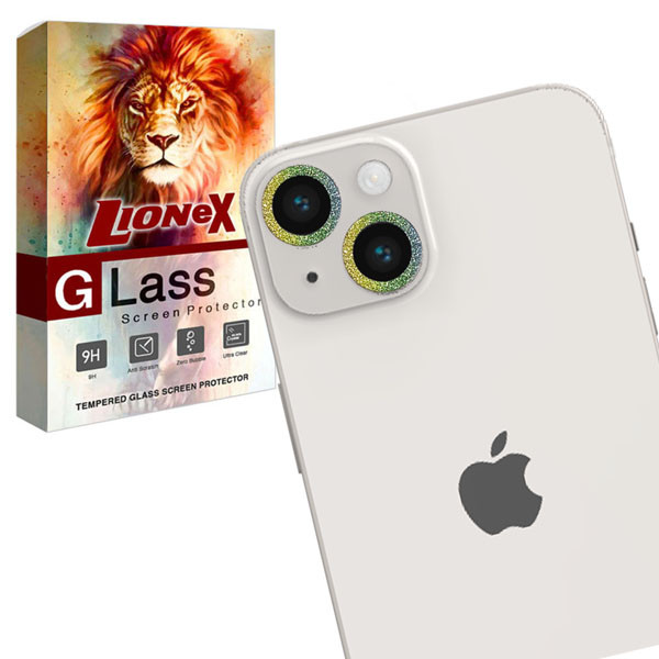 محافظ لنز دوربین لایونکس مدل BRILIANTL مناسب برای گوشی موبایل اپل iPhone 14 Plus