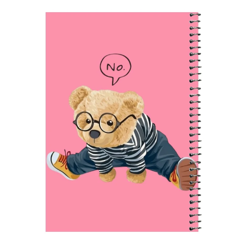 دفتر مشق 80 برگ اس جی مدل تدی ورزشکار    