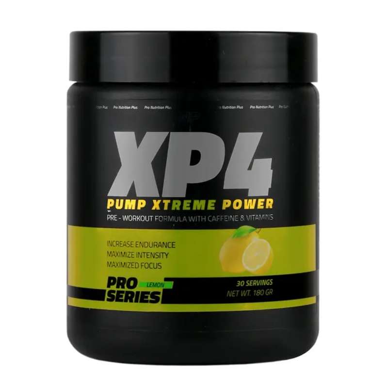 مکمل پمپ XP4 لیمویی نوتریشن پلاس - 180 گرم