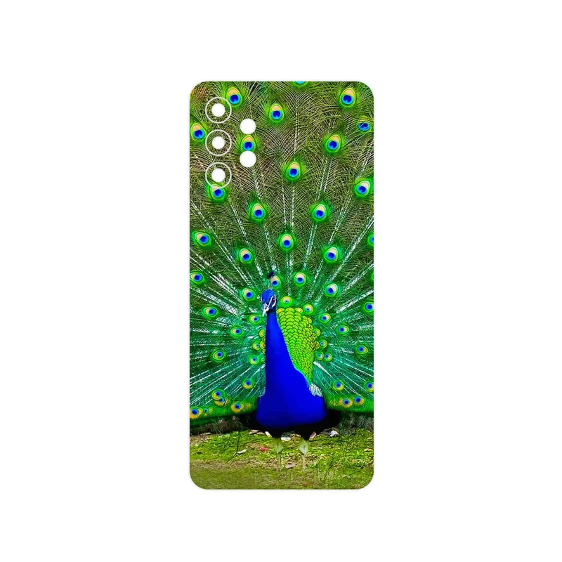 برچسب پوششی ماهوت مدل Peacock مناسب برای گوشی موبایل سامسونگ Galaxy M32 5G