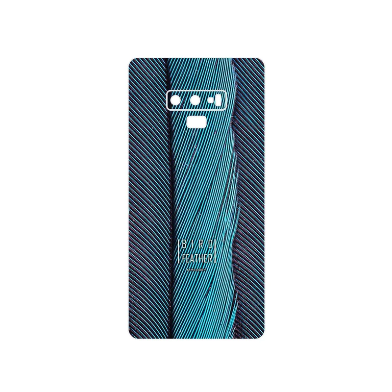 برچسب پوششی ماهوت مدل Turquoise feathers مناسب برای گوشی موبایل سامسونگ Galaxy Note 9