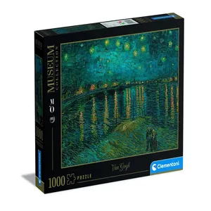 پازل 1000 تکه کلمنتونی مدل شب پرستاره بر فراز رن