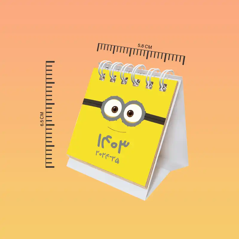 تقویم رومیزی سال 1403 پدیده نقش مدل تاینی فانتزی کد 1424 بسته 4 عددی