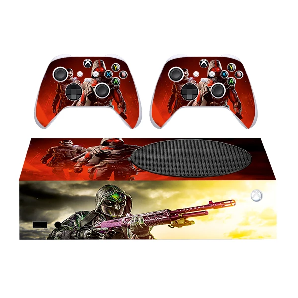 برچسب کنسول بازی ایکس باکس series s مدل call of duty کد 13 مجموعه 4 عددی