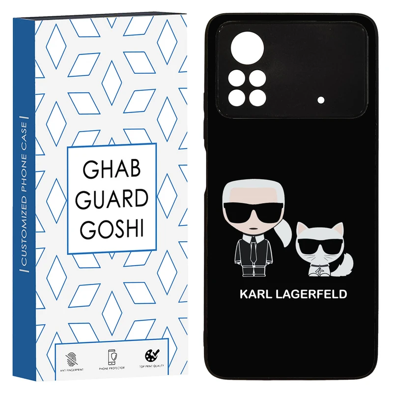 کاور قاب گارد گوشی طرح karl کد TPU-042 مناسب برای گوشی موبایل شیائومی POCO M4 PRO 4G 