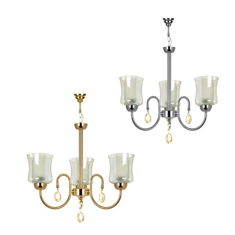 لوستر 3 شعله شاهان تک مدل CHR/3/2GLA