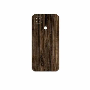 MAHOOT Dark-Walnut-Wood Cover Sticker for Xiaomi Poco C3