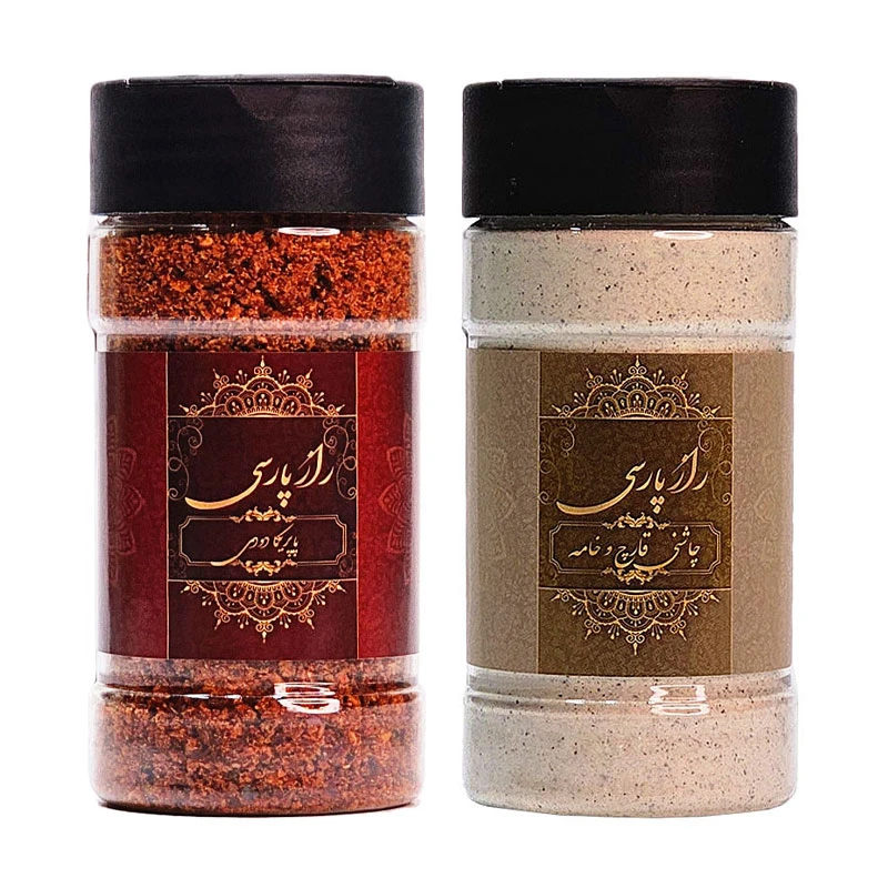 ادویه پاپریکا دودی و قارچ و خامه راز پارسی - 250 گرم بسته 2 عددی