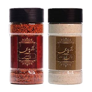 ادویه پاپریکا دودی و قارچ و خامه راز پارسی - 250 گرم بسته 2 عددی