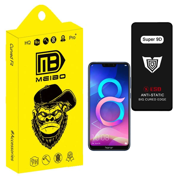 محافظ صفحه نمایش میبو مدل Super 9D Guard مناسب برای گوشی موبایل هوآوی honor 8c