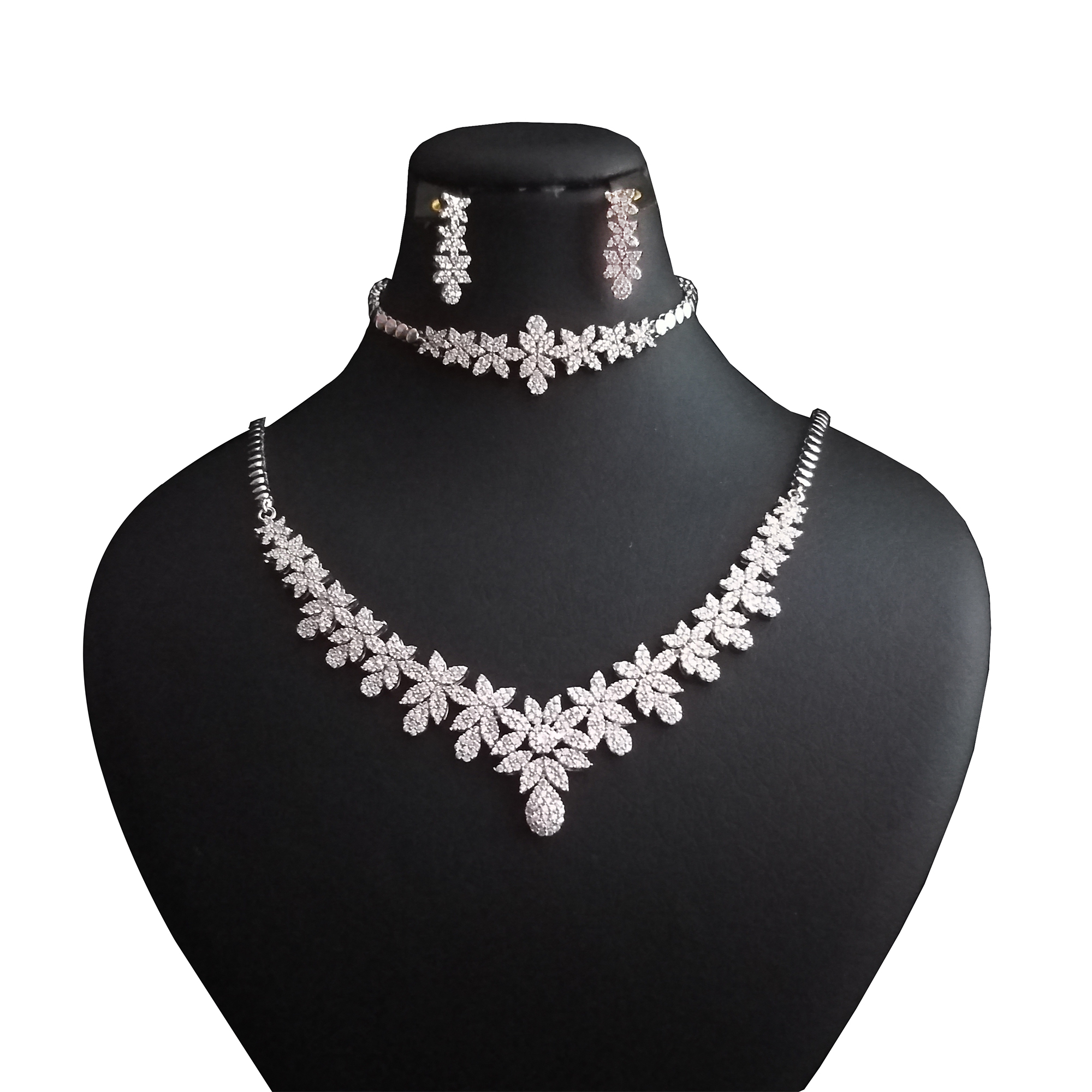 نیم ست نقره زنانه مدل sh122