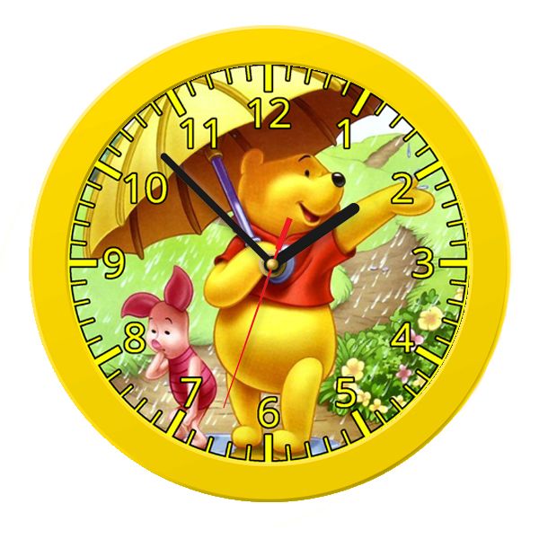 ساعت دیواری کودک مدل پو POOH