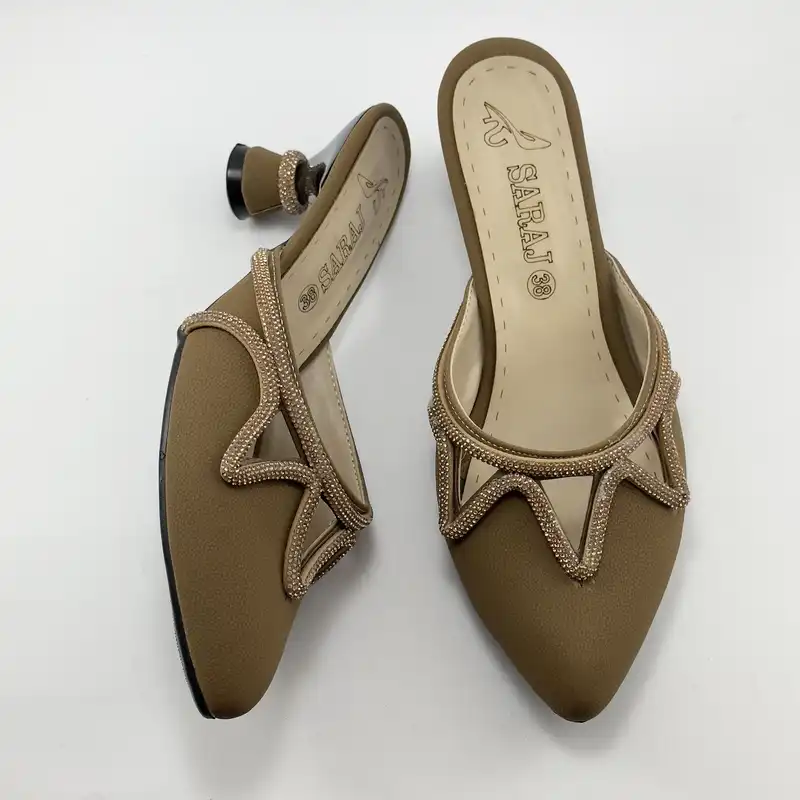 صندل زنانه مدل نگینی