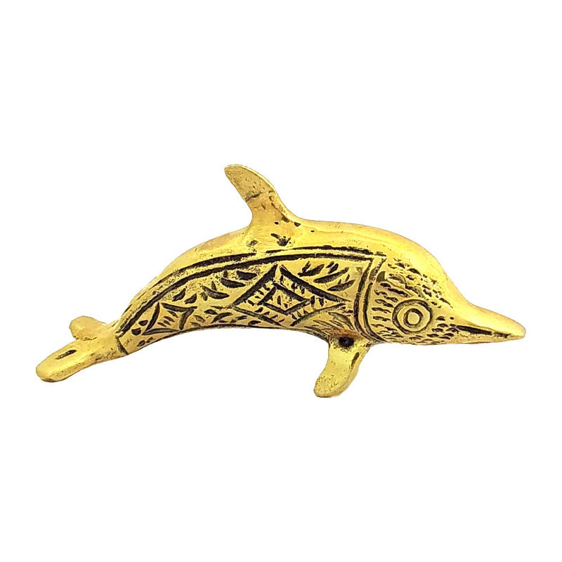 دکوری برنجی مدل دلفین کد H-1106