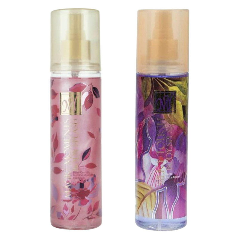 بادی اسپلش زنانه مای مدل Magic Moment و Silky Touch حجم 220 میلی لیتر