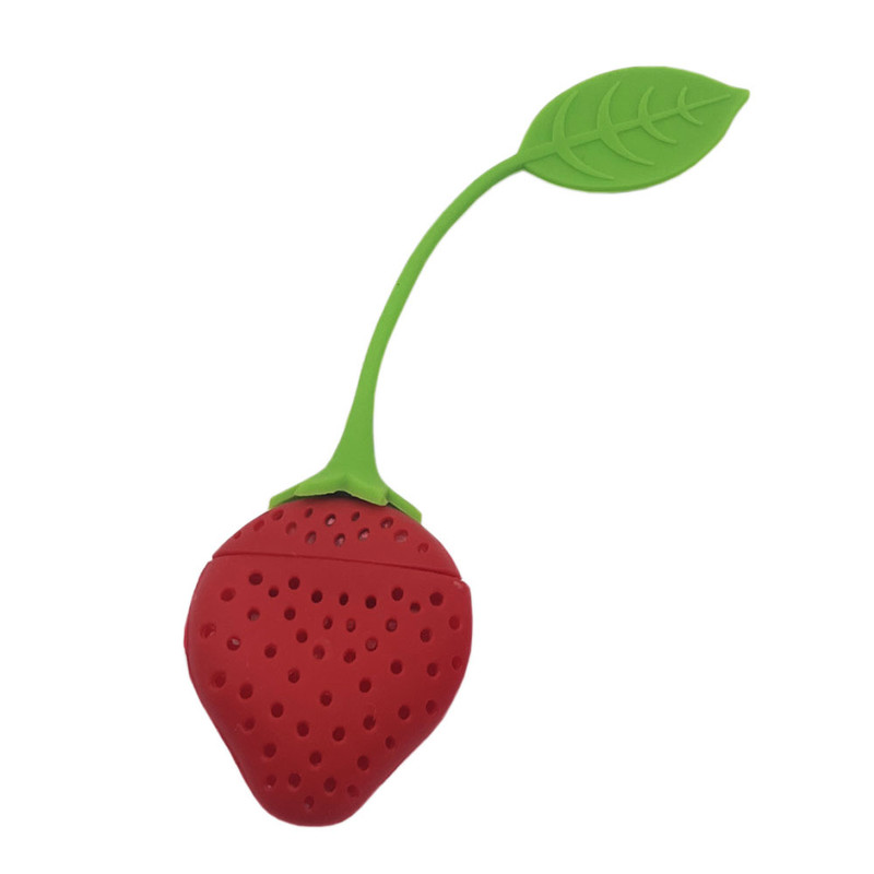دمنوش ساز مدل توت فرنگی سیلیکونی بسته 2 عددی