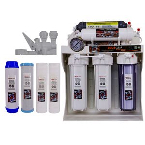 دستگاه تصفیه کننده آب آکوآ کلیر مدل RO_ACG8060 به همراه فیلتر مجموعه 4 عددی و کیت نشتی گیر