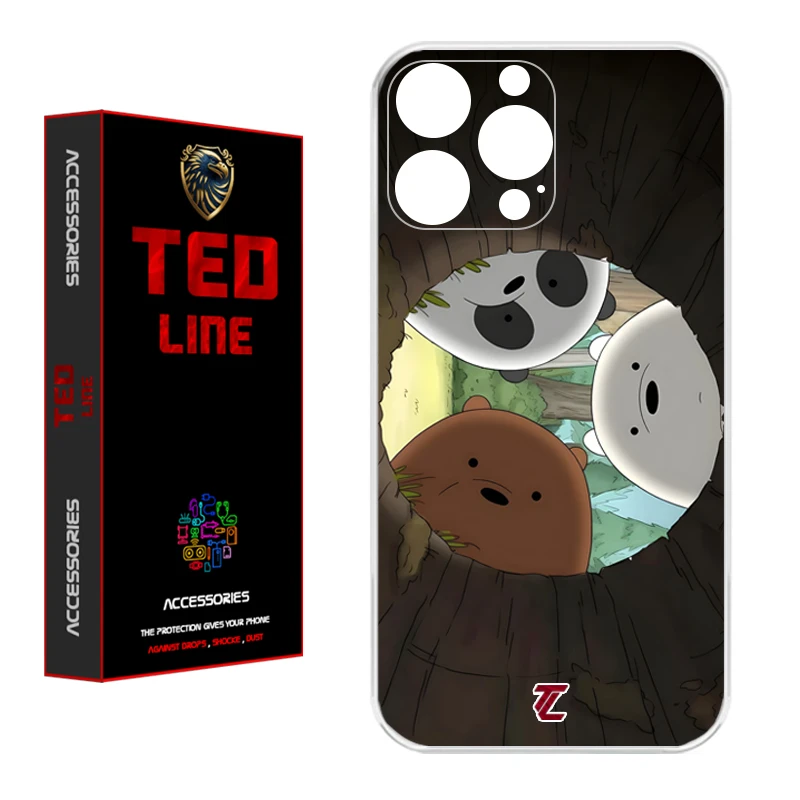 کاور تد لاین طرح خرسی کد 1101 مناسب برای گوشی موبایل اپل Iphone 12 Pro Max