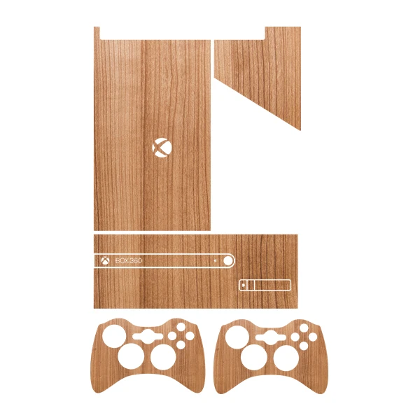 برچسب ایکس باکس 360 سوپر اسلیم توییجین وموییجین مدل Wood 03 مجموعه 5 عددی