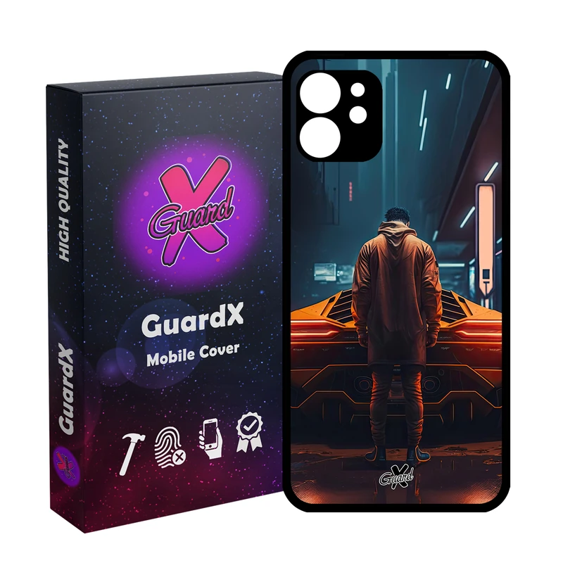کاور گارد ایکس طرح لامبورگینی مدل Glass10601 مناسب برای گوشی موبایل اپل iPhone 11