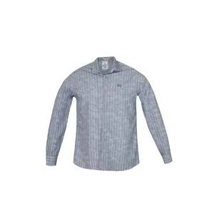 پیراهن آستین بلند مردانه مدل راه راه DK 16