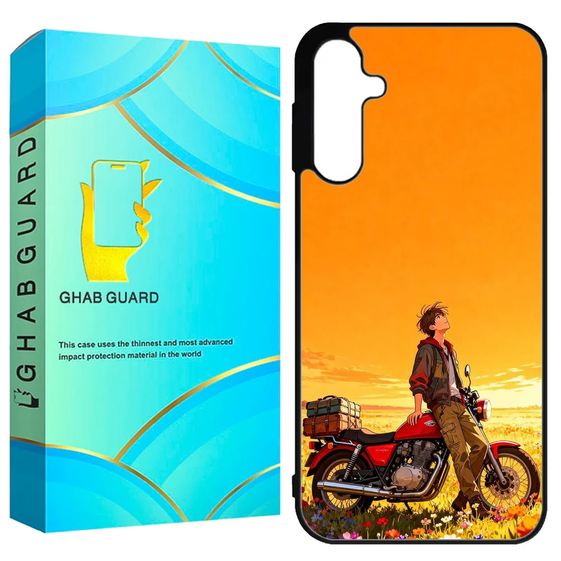 کاور قاب گارد طرح موتور سوار مدل GCHPA55 مناسب برای گوشی موبایل سامسونگ Galaxy A55 5G