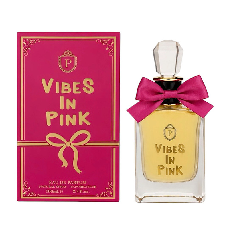 ادکلن زنانه ادوپرفیوم پارلیمنت مدل vibes in pink با رایحه خنک حجم 100 میلی لیتر