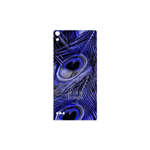 MAHOOT Purple Feather Cover Sticker for Huawei Ascend P6