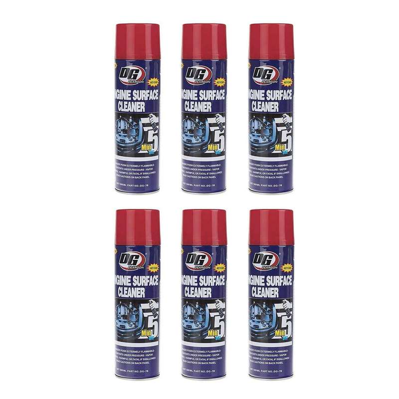 اسپری تمیز کننده موتور خودرو دیرگون مدل DG-7B حجم 500 میلی لیتر بسته 6 عددی