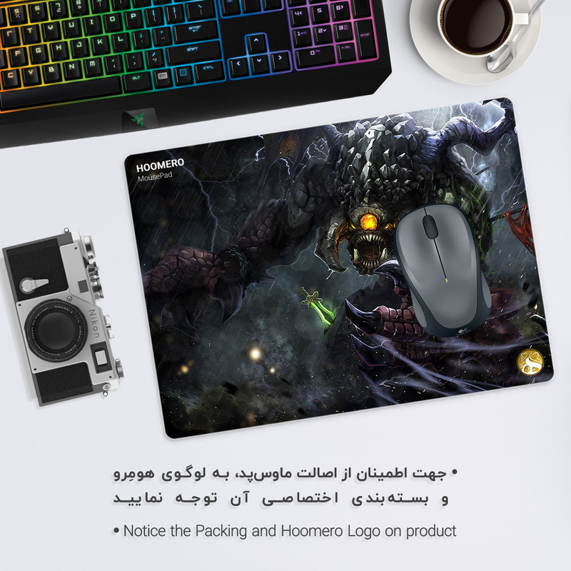 ماوس پد هومرو طرح بازی Dota 2 مدل A1846 1