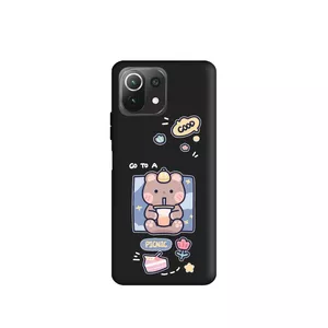کاور طرح خرس شکمو کد m3090 مناسب برای گوشی موبایل شیائومی Mi 11 Lite / Mi 11 Lite 5G  