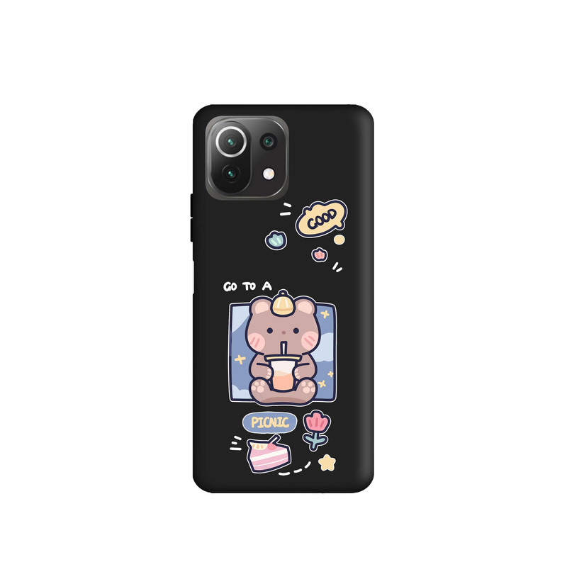 کاور طرح خرس شکمو کد m3090 مناسب برای گوشی موبایل شیائومی Mi 11 Lite / Mi 11 Lite 5G 