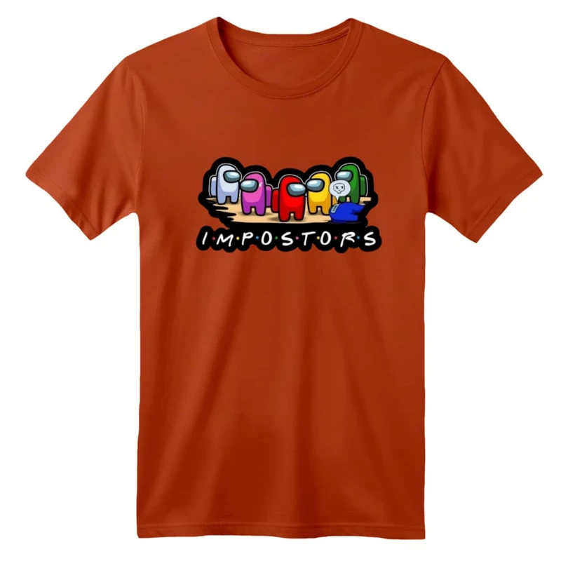 تی شرت آستین کوتاه بچگانه مدل امانگ آس کد 1