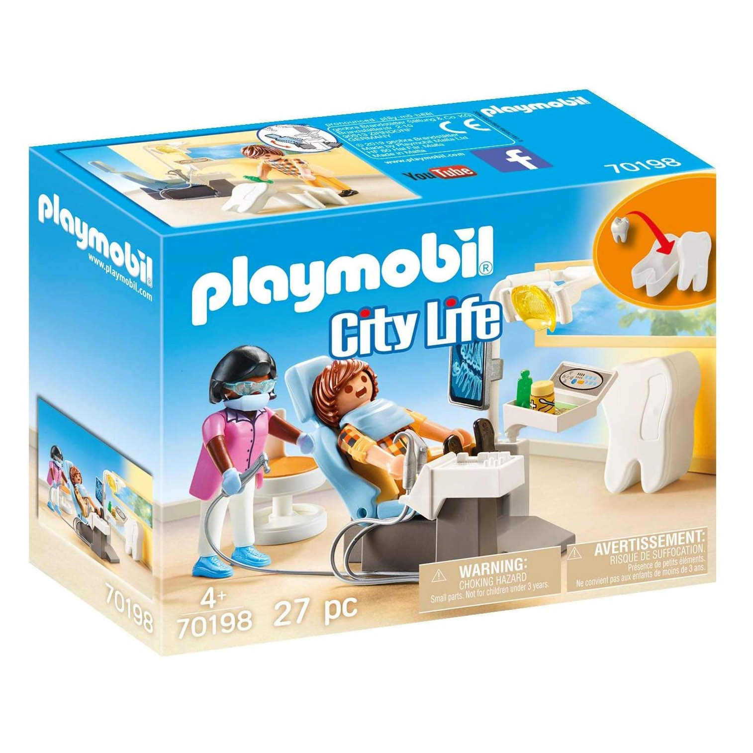 ساختنی پلی موبیل مدل Dentist Playset 70198