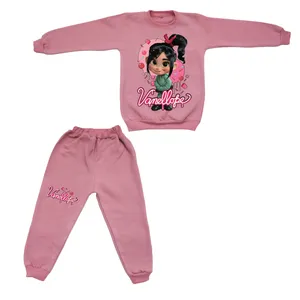 ست سویشرت و شلوار دخترانه مدل وانلوپی