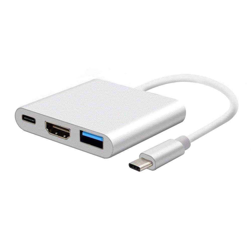 مبدل USB-C به HDMI /  USB3.0/ USB-c مدل MULTIPORT