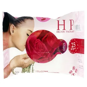 دستمال مرطوب پاک کننده آرایش اچ پی بسته 25 عددی