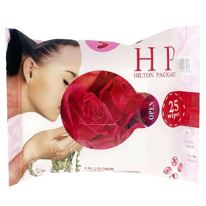 دستمال مرطوب پاک کننده آرایش اچ پی بسته 25 عددی دستمال مرطوب پاک کننده آرایش اچ پی بسته 25 عددی