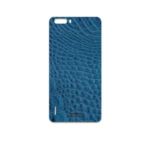 MAHOOT Blue-Crocodile-Leather Cover Sticker for Honor 6 Plus