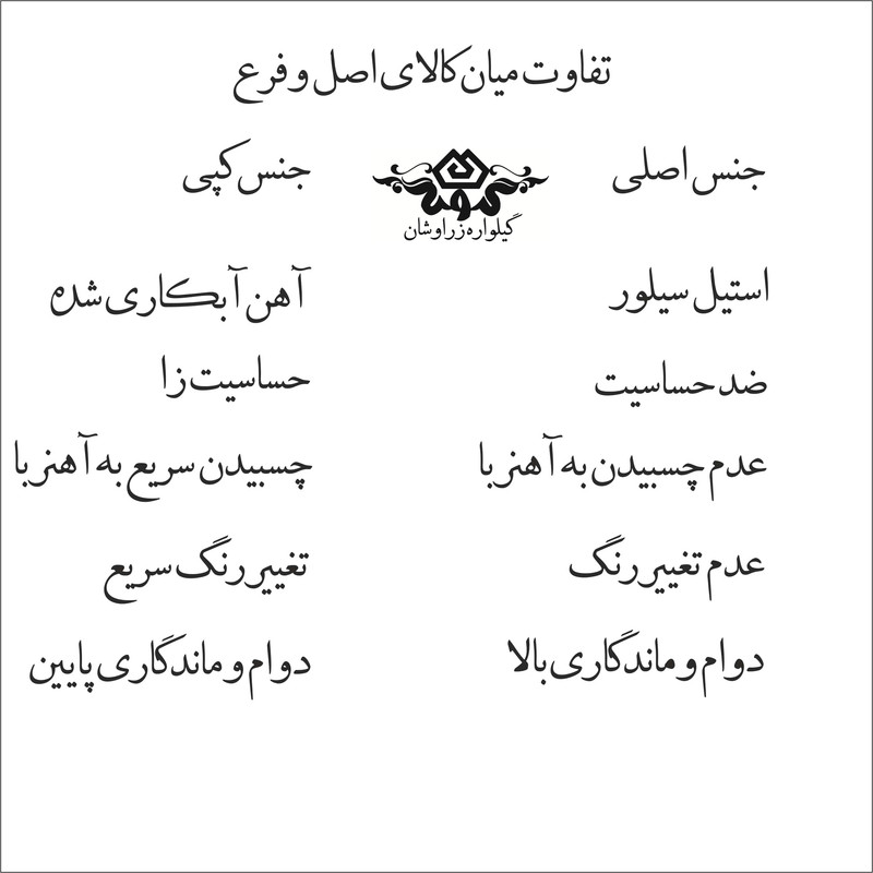 گردنبند زنانه گيلواره زراوشان مدل ایران طرح اسم گیتا کد ER 194