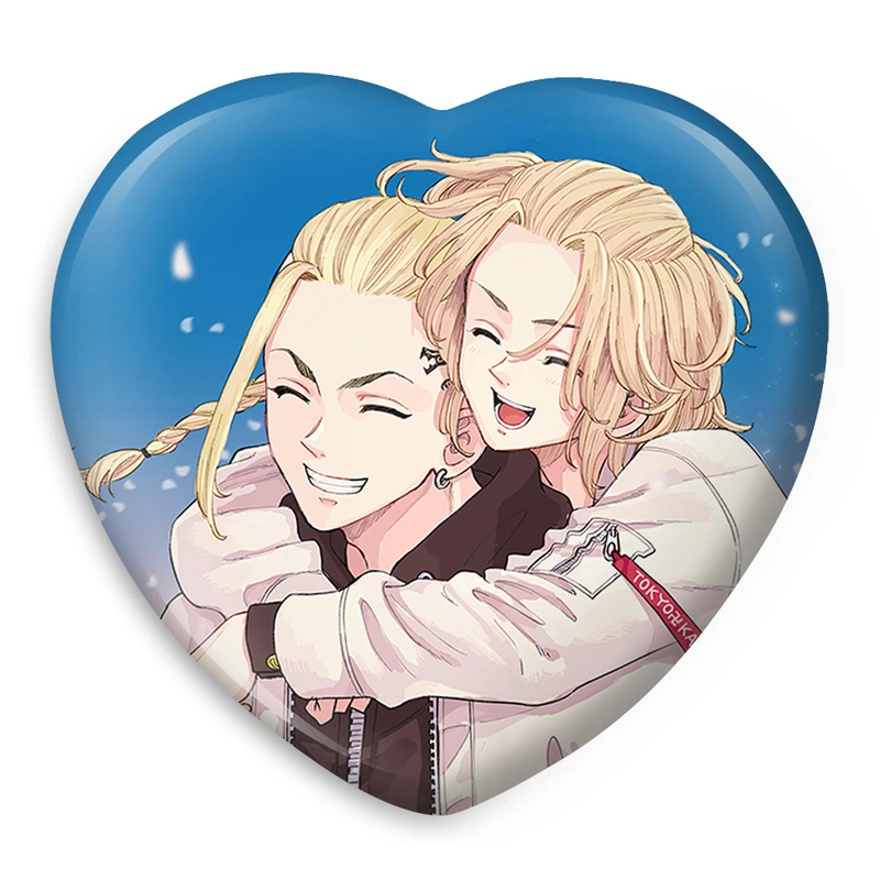 پیکسل خندالو طرح مایکی و دراکن انیمه توکیو ریونجرز مدل قلبی کد 11166