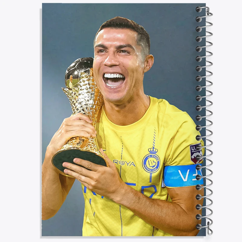 دفتر ژورنال نویسی 50 برگ خندالو مدل نقطه ای طرح کریستیانو رونالدو کد 36403