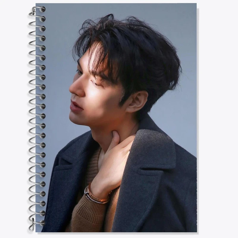 دفتر زبان 50 برگ خندالو مدل دو خط طرح لی مین هو Lee min ho کد 20861