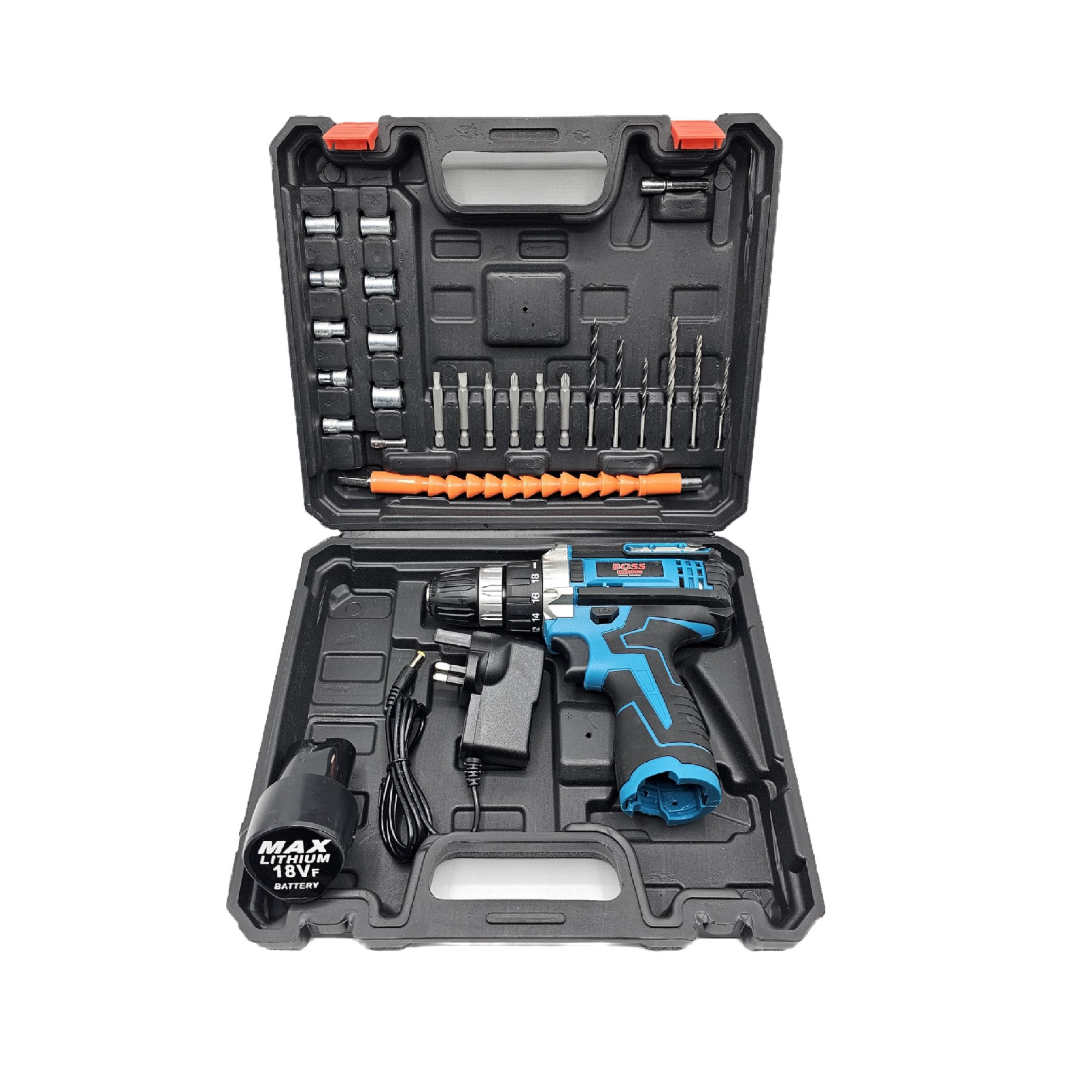 مجموعه 23 عددی دریل پیچ گوشتی شارژی باس مدل 1218 کد 1 مجموعه 23 عددی دریل پیچ گوشتی شارژی باس مدل 1218 کد 1