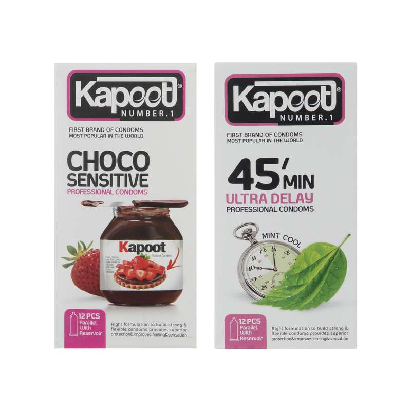 کاندوم کاپوت مدل Sensitive/45 Minutes مجموعه 2 عددی