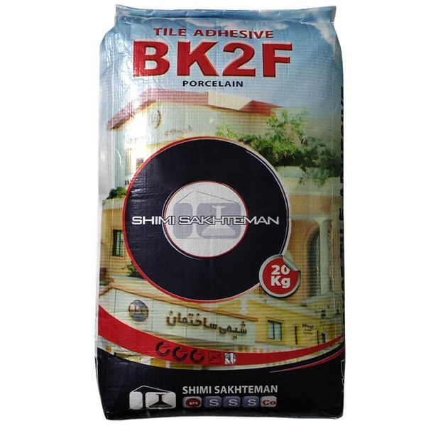 چسب کاشی شیمی ساختمان مدل BK2F وزن 20 کیلوگرم